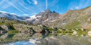 Lac d'altitude des Pareis à Bonneval-sur-Arc 