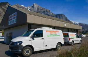 Véhicule de transport de portage de repas