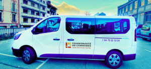 Un véhicule de prêt de la Communauté de communes Haute Maurienne Vanoise